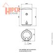 Termotanque Eléctrico Colgar Carga inferior PEISA TEA 50L