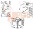 Horno Eléctrico  + Anafe a Gas Florencia 7887E + 6747N
