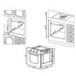 Horno Electrico Florencia 7887E + Anafe Induccion Florencia 6889F