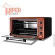 Horno Grill Eléctrico de 45L Esmaltado 1400W Rojo Atma HGAR4523PI