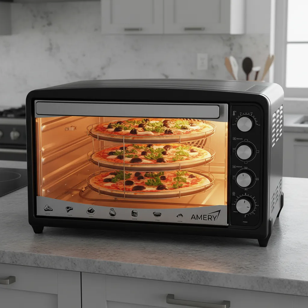 Horno Eléctrico Pizzero Espiedo Convección Amery AM-OP0070