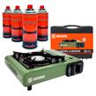 Anafe para Camping a Gas Brogas 465 + Maletin + 4 Cartuchos